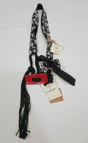 Collana "Smeralda", disegno caprette "Maria Lai"